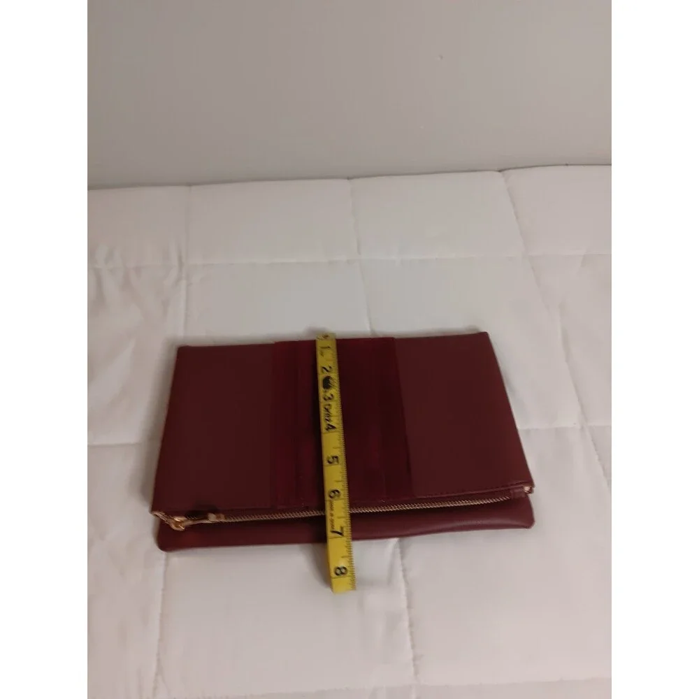 Summer & Rose Burgundy Color Hand Clutch